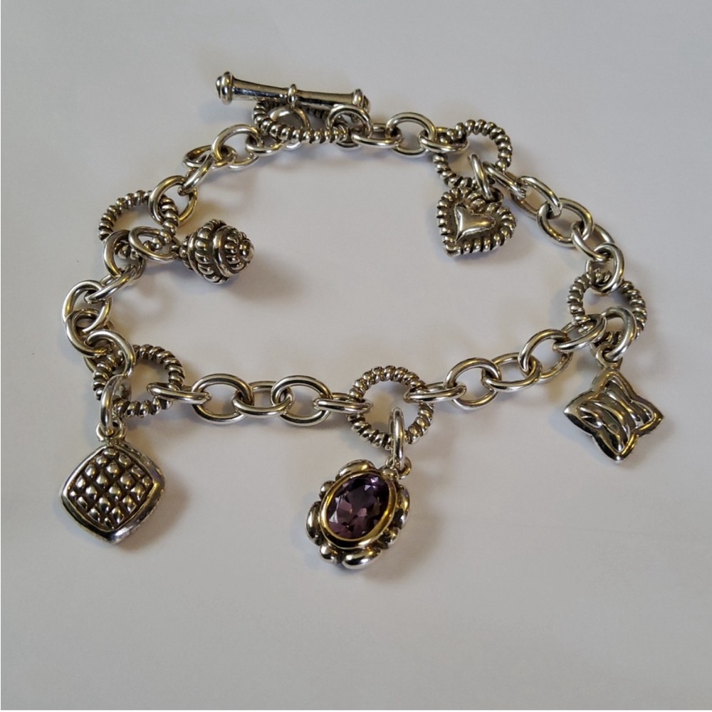 14k 925 Samuel Benham BJC Charm Bracelet Vintage